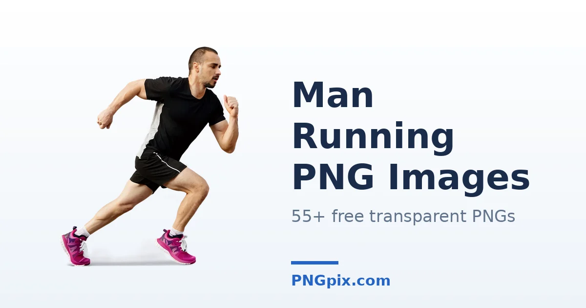 Man Running PNG images