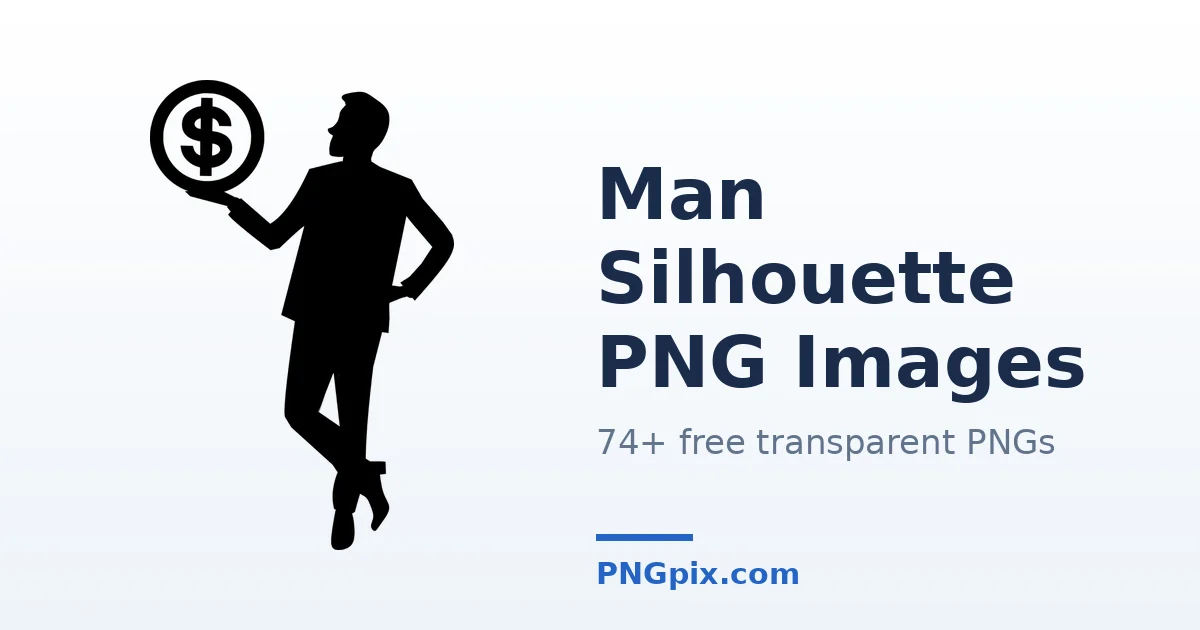 Man Silhouette PNG images