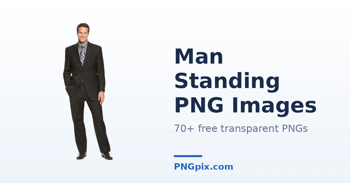 Man Standing PNG images