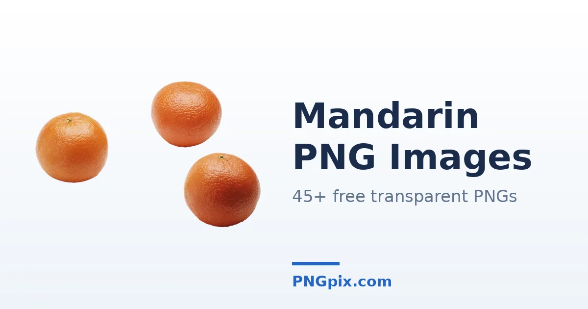 Mandarin PNG images