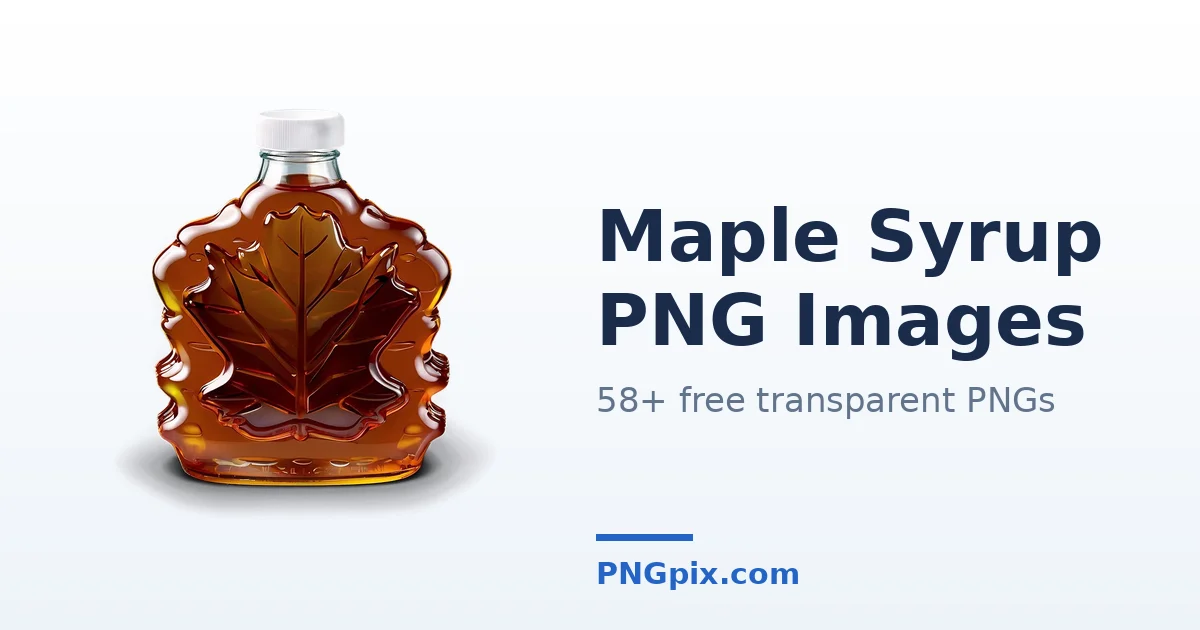 Maple Syrup PNG images