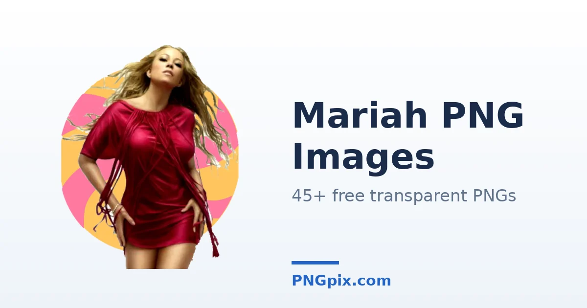 Mariah PNG images