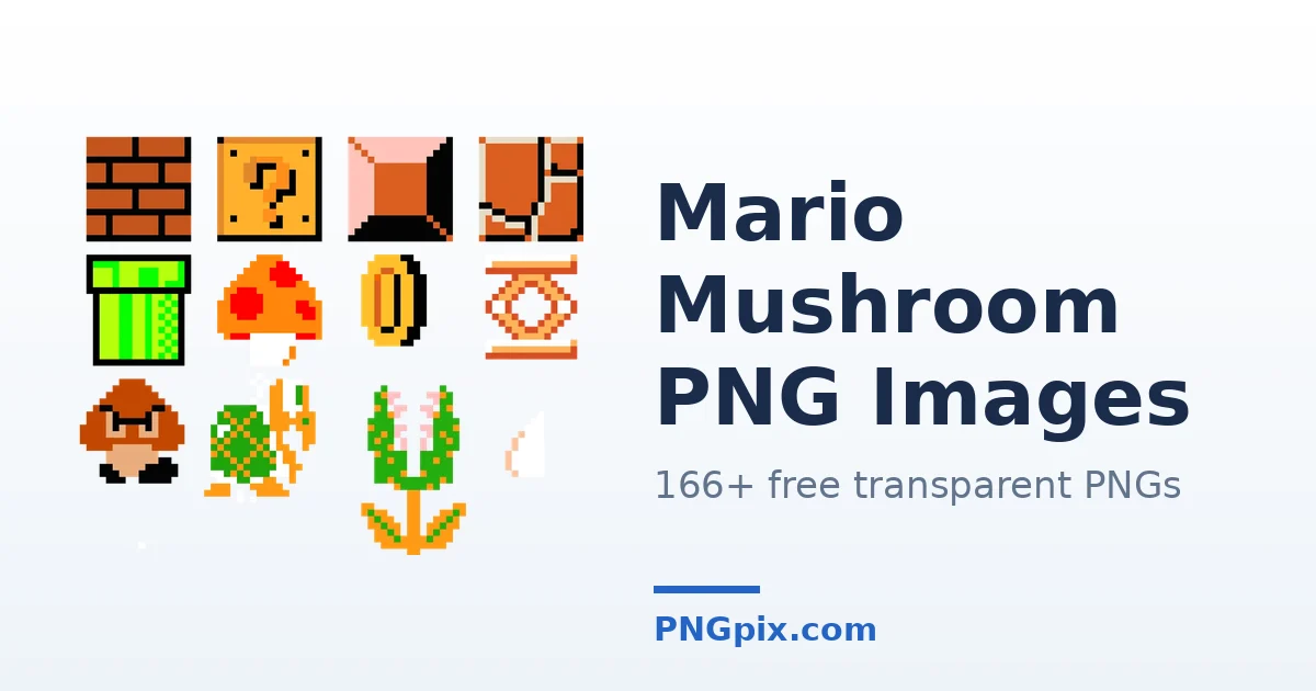 Mario Mushroom PNG images
