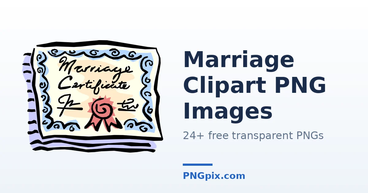 Marriage Clipart PNG images