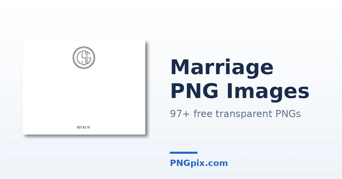 Marriage PNG images