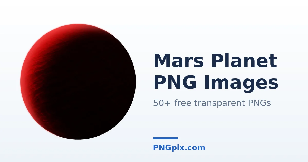 Mars Planet PNG images