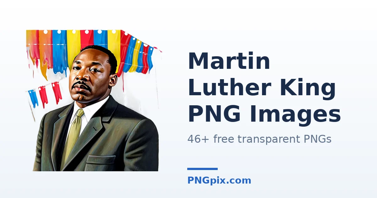 Martin Luther King PNG images