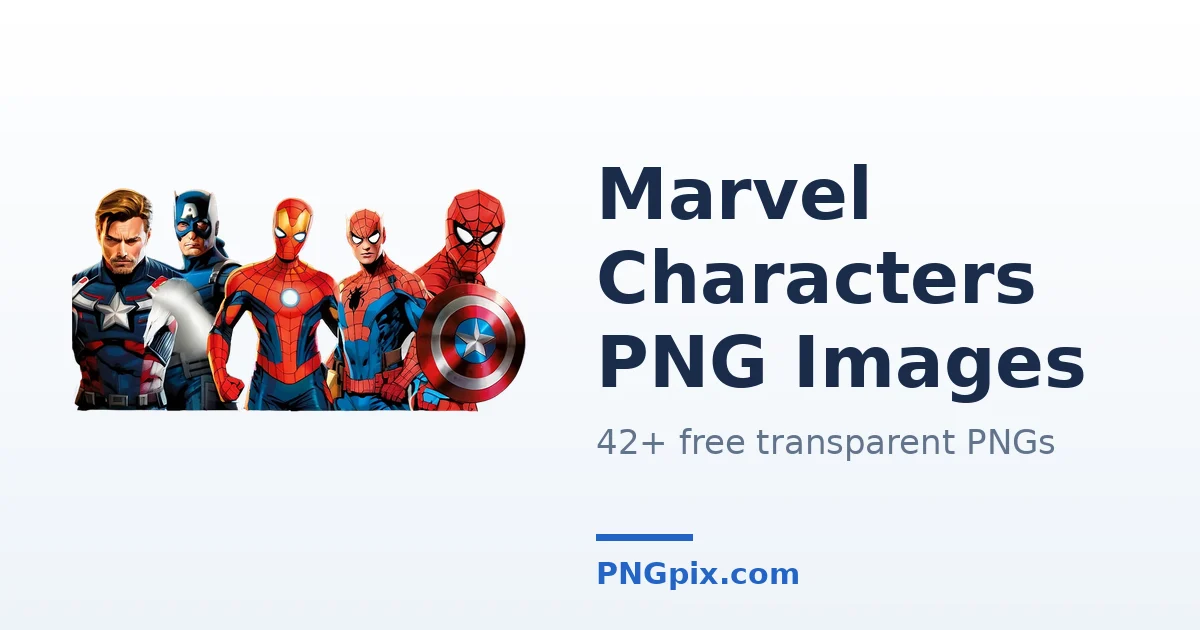 Marvel Characters PNG images
