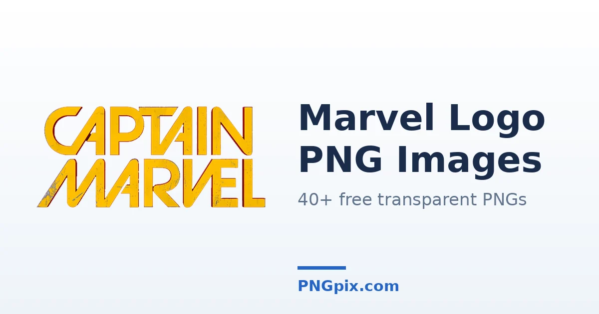 Marvel Logo PNG images