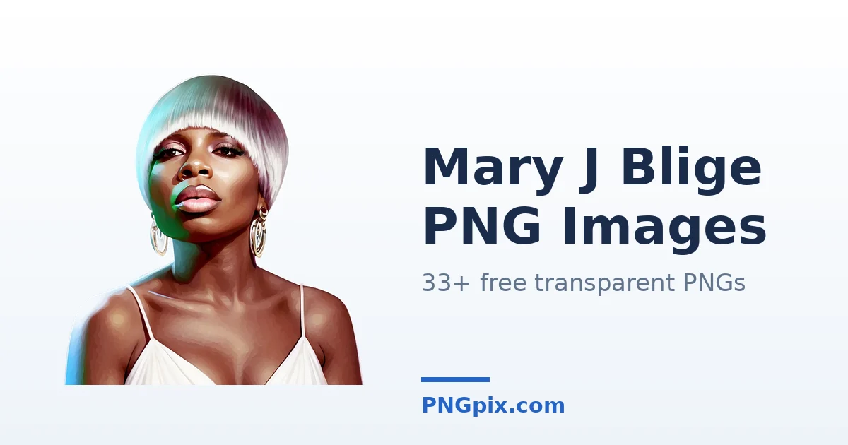 Mary J Blige PNG images