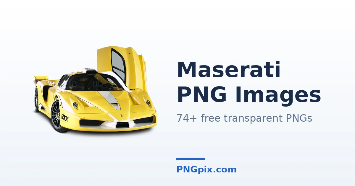 Maserati PNG images