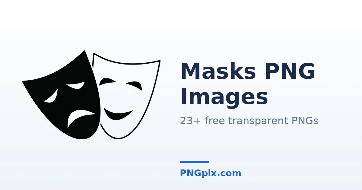 Masks PNG images