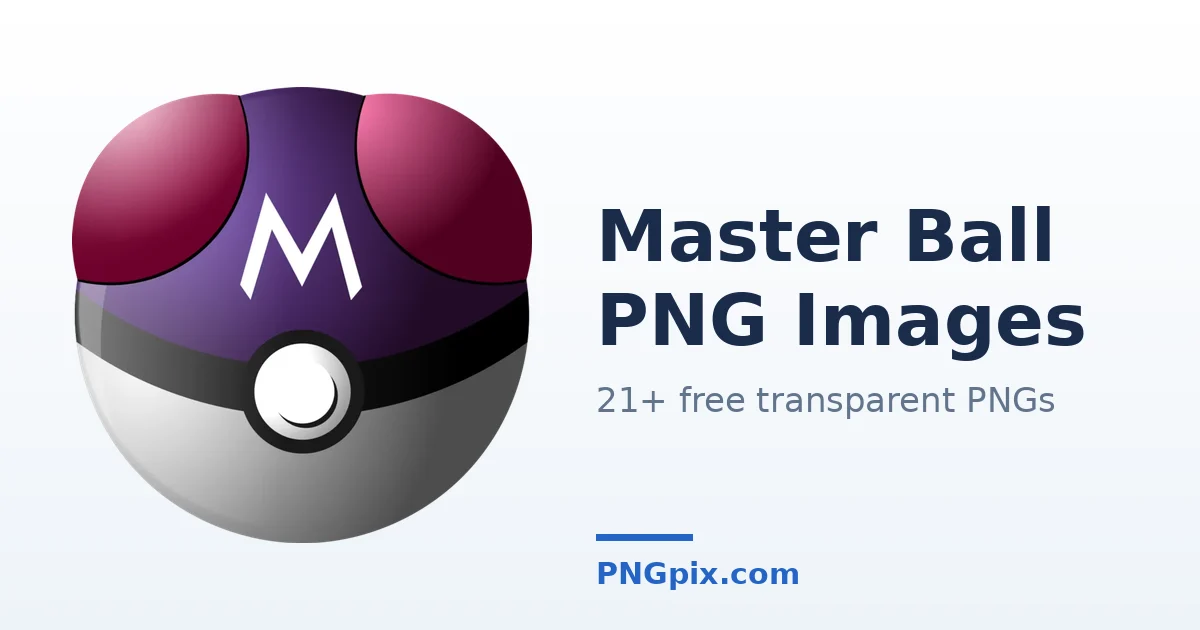 Master Ball PNG images
