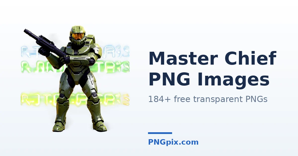 Master Chief PNG images