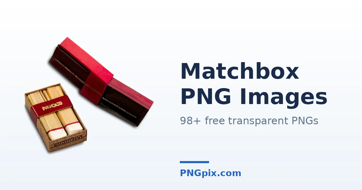 Matchbox PNG images