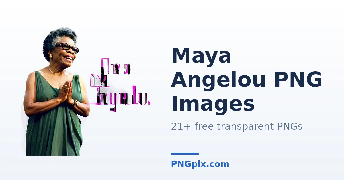 Maya Angelou PNG images