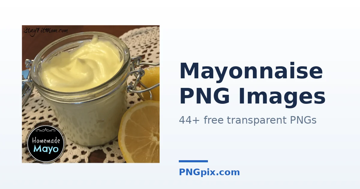 Mayonnaise PNG images