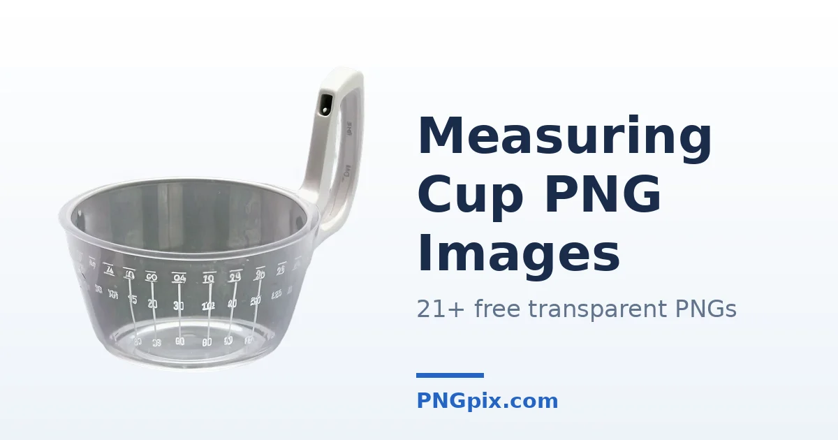 Measuring Cup PNG images