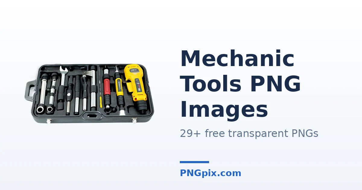 Mechanic Tools PNG images