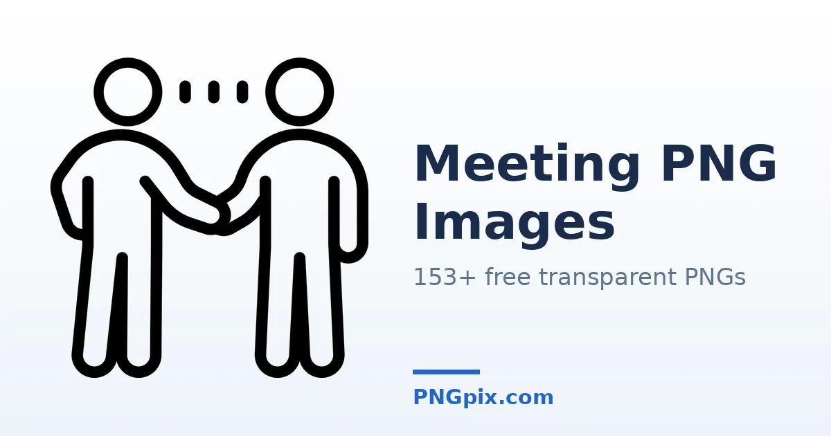 Meeting PNG images