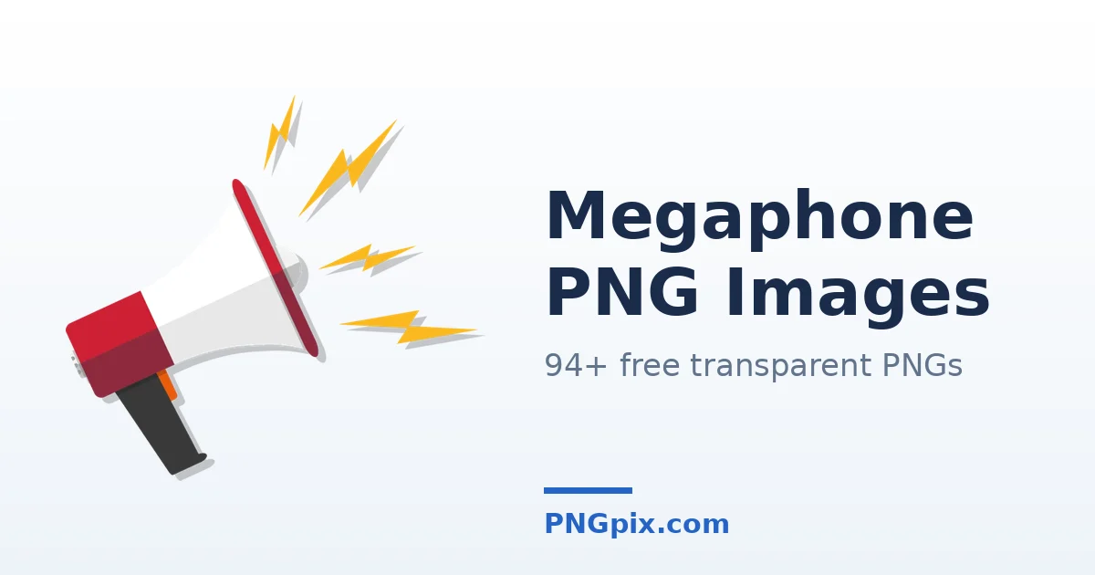 Megaphone PNG images