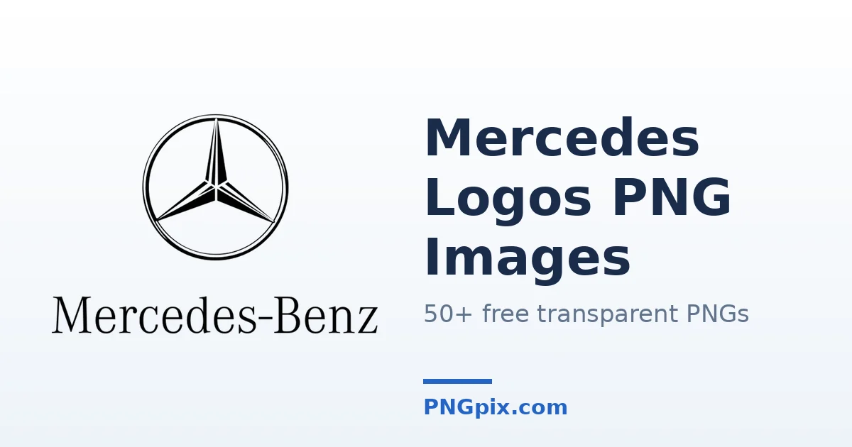 Mercedes Logos PNG images