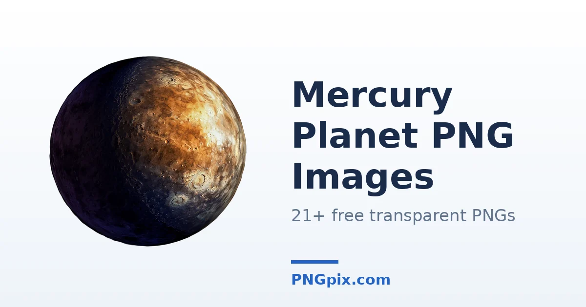 Mercury Planet PNG images