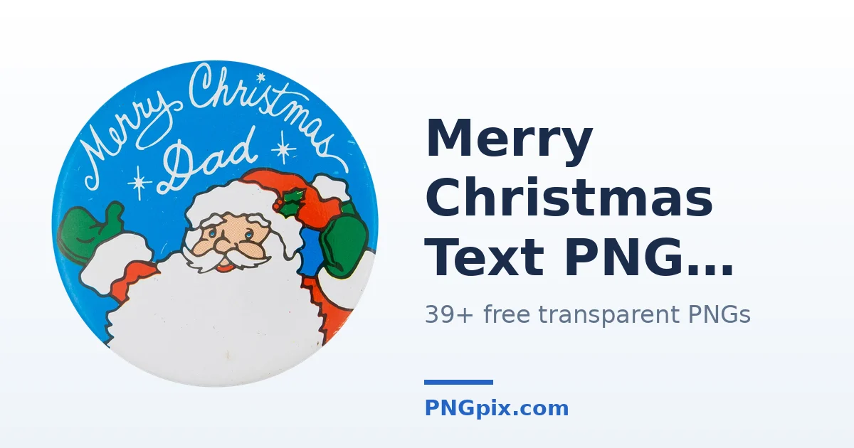 Merry Christmas Text PNG images