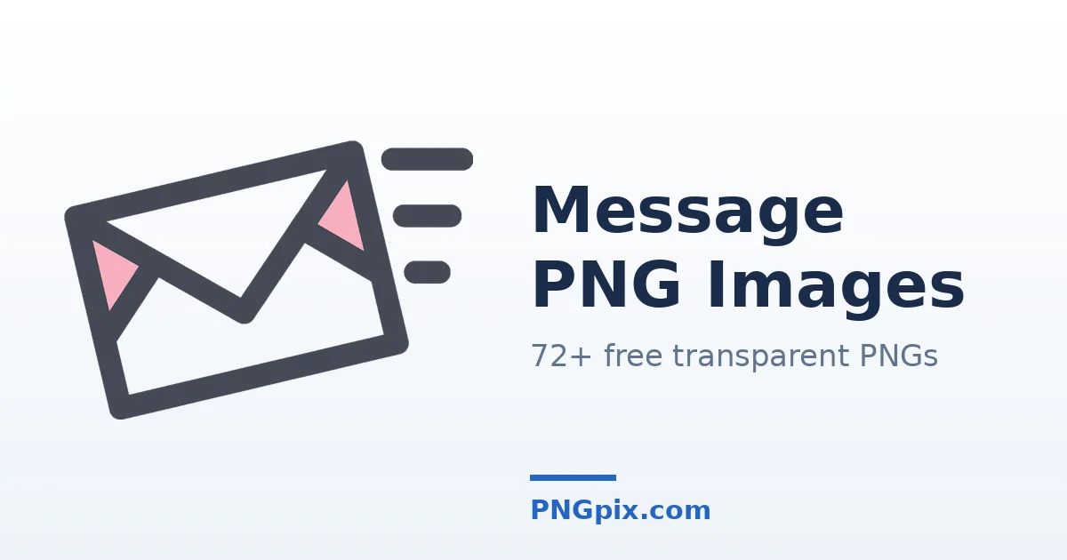 Message PNG images