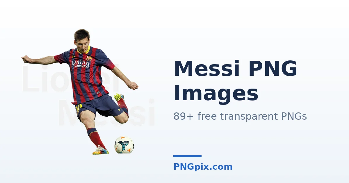 Messi PNG images