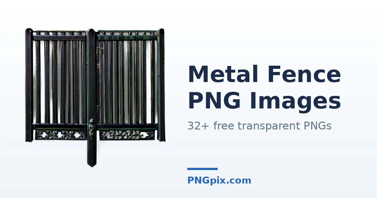 Metal Fence PNG images