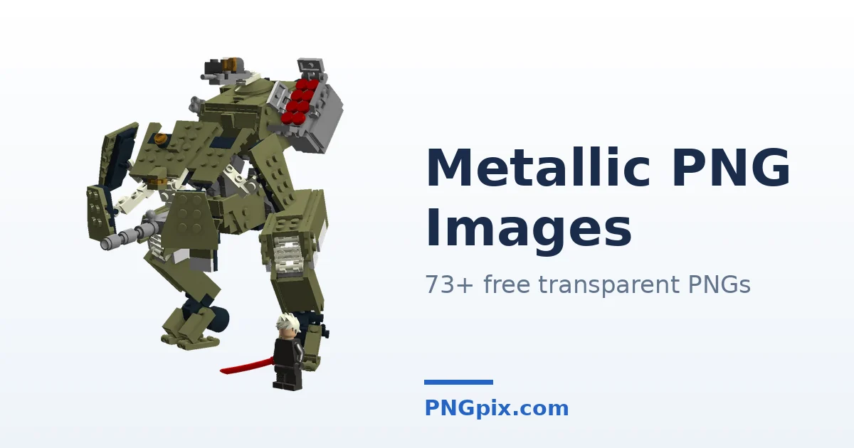 Metallic PNG images