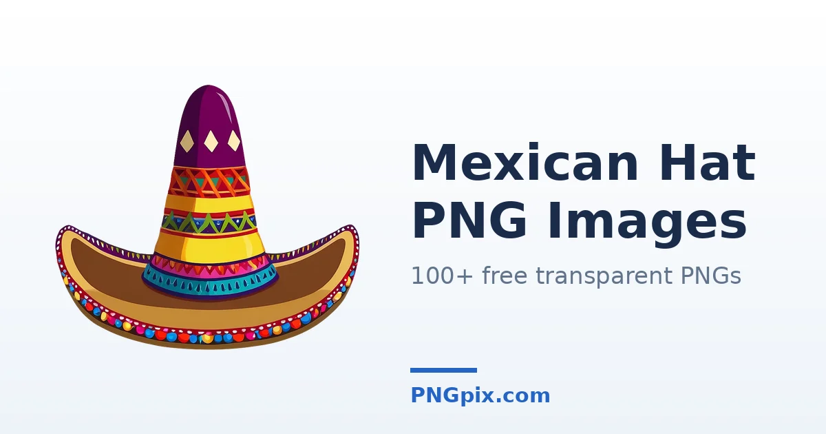 Mexican Hat PNG images