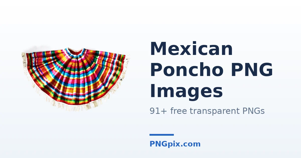 Mexican Poncho PNG images