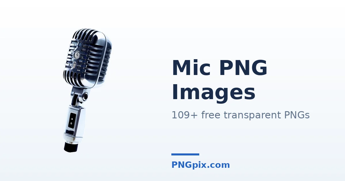 Mic PNG images