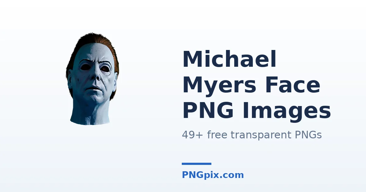 Michael Myers Face PNG images