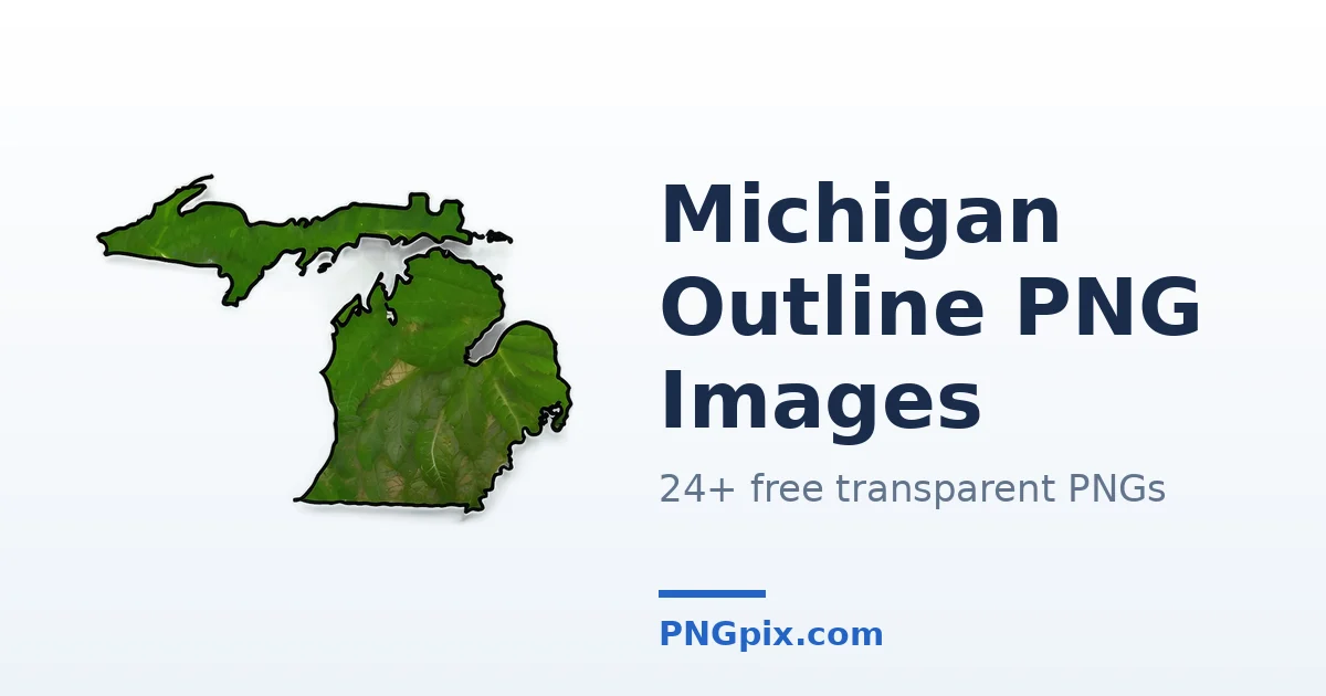 Michigan Outline PNG images