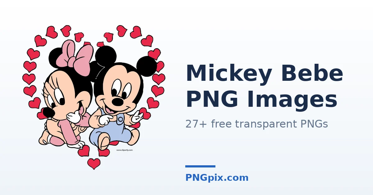 Mickey Bebe PNG images