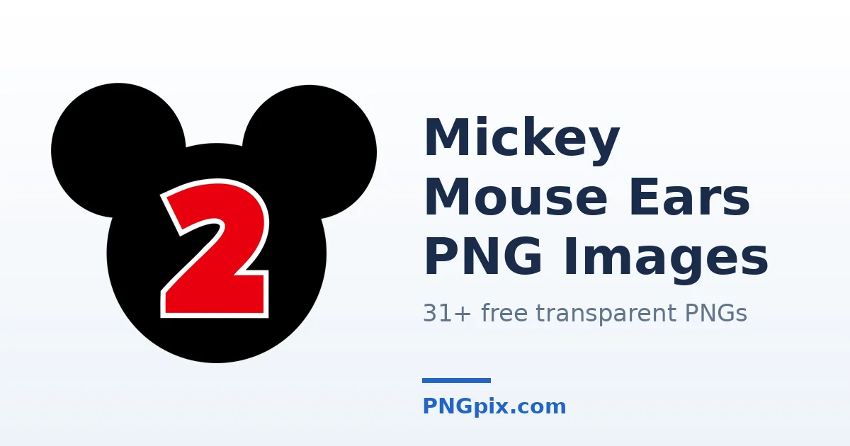 Mickey Mouse Ears PNG images
