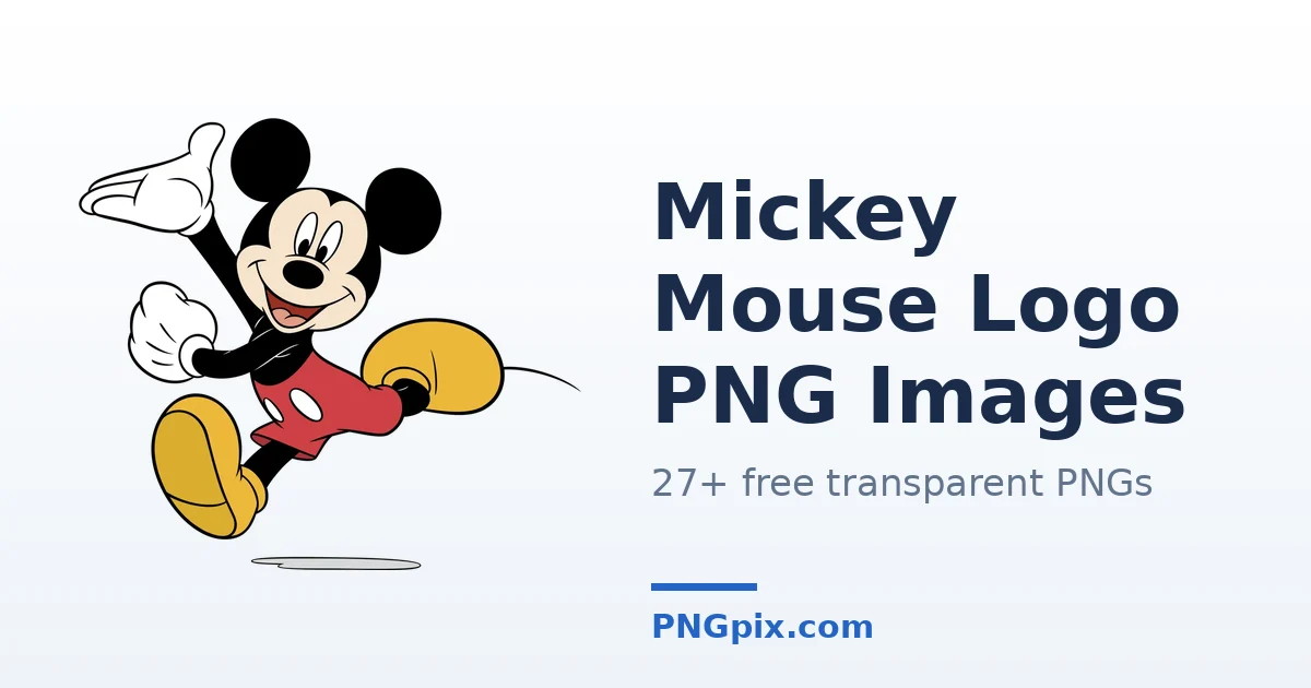 Mickey Mouse Logo PNG images