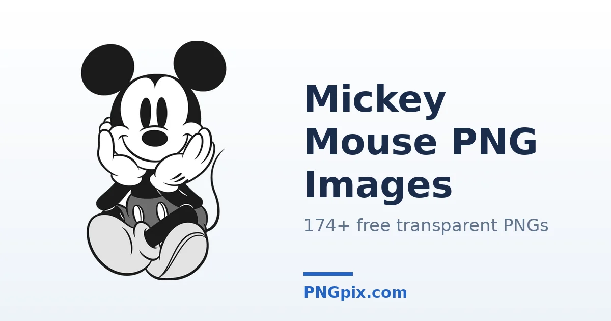 Mickey Mouse PNG images