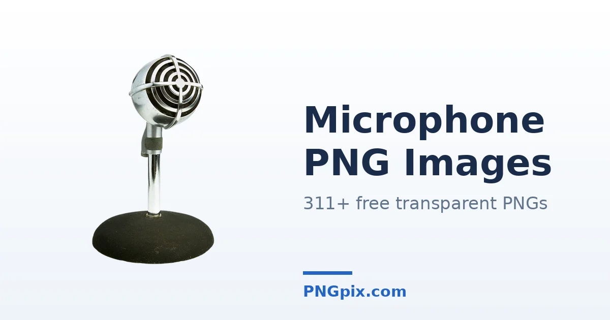 Microphone PNG images