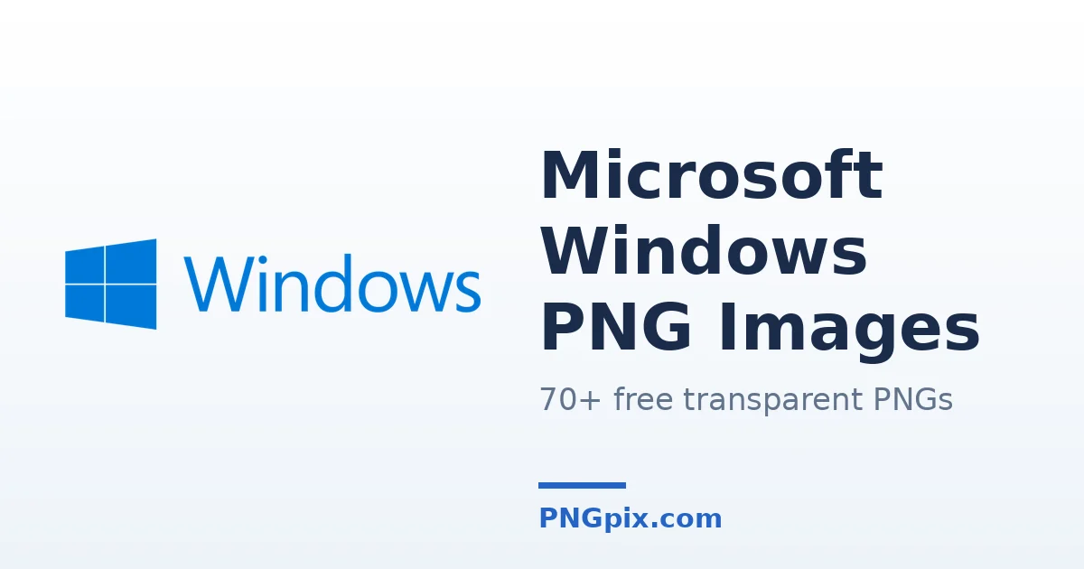 Microsoft Windows PNG images