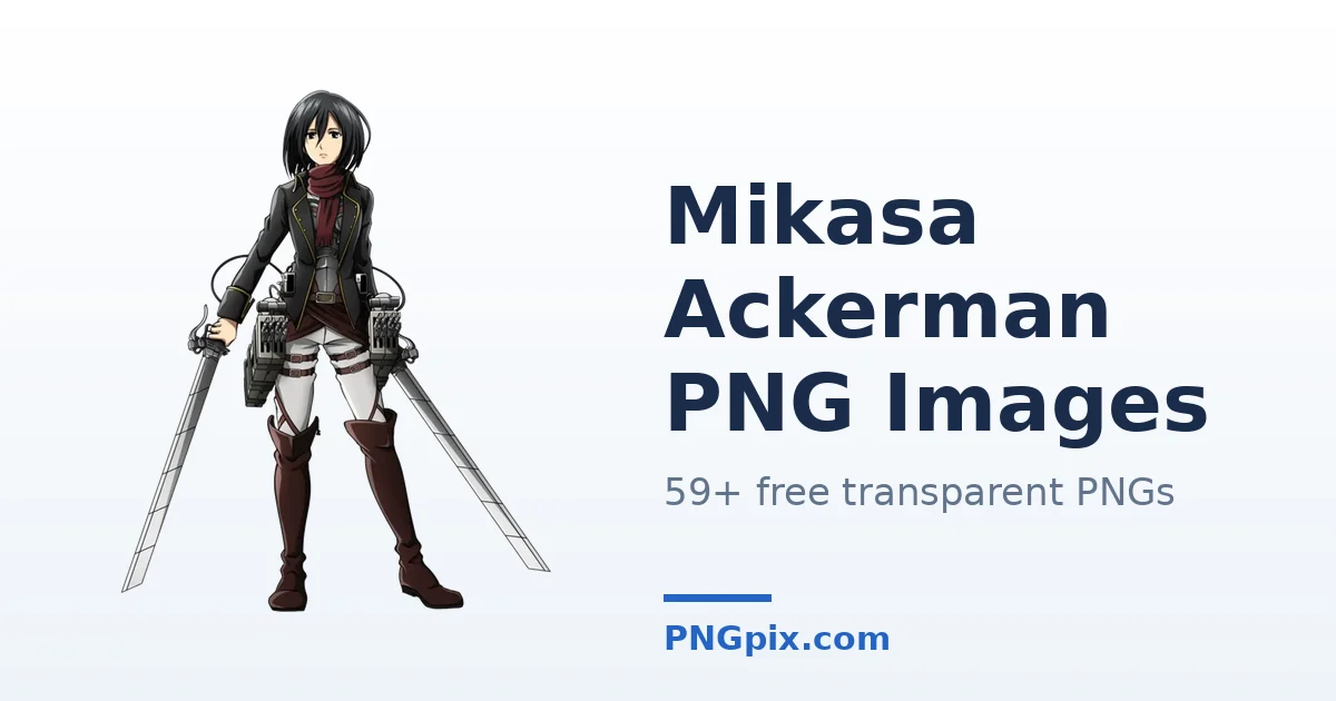 Mikasa Ackerman PNG images