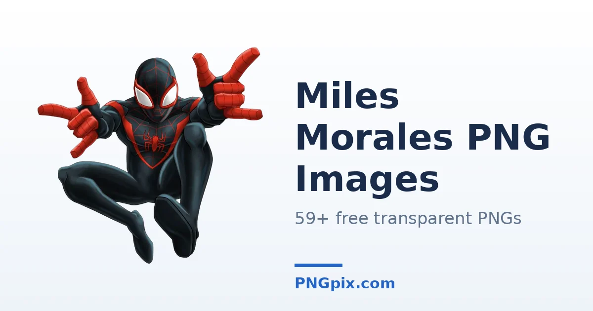 Miles Morales PNG images