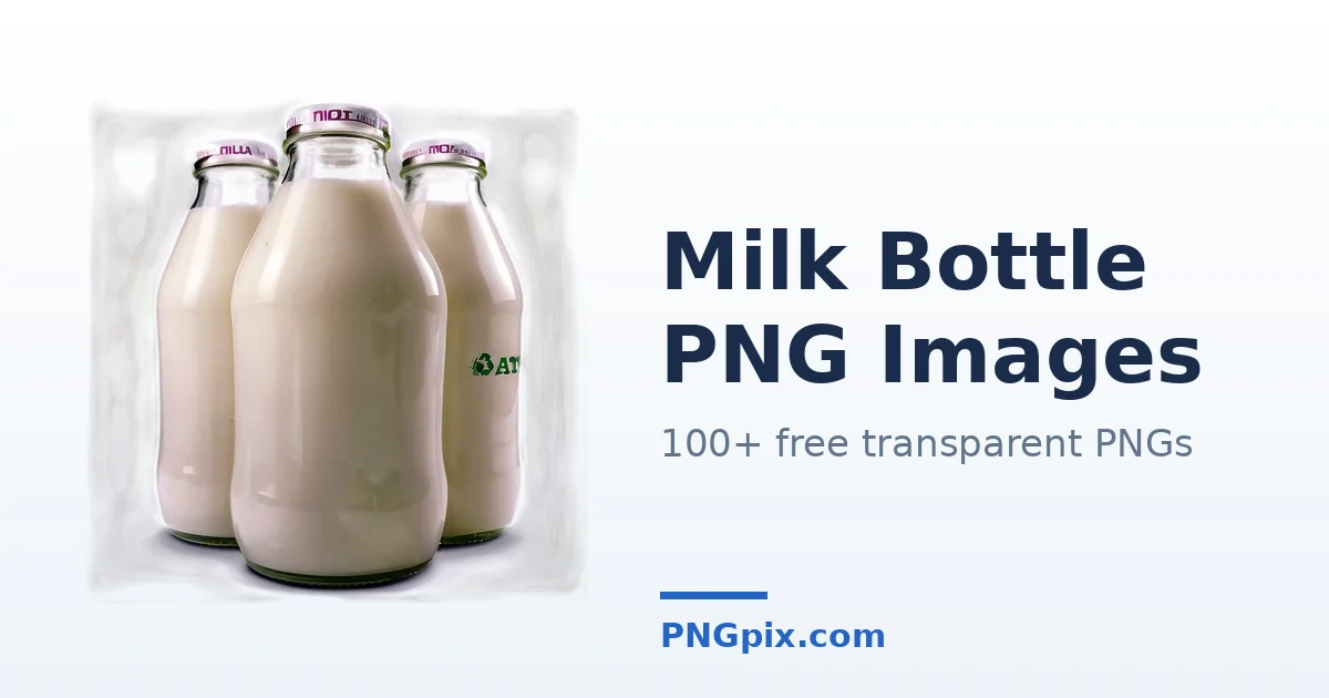 Milk Bottle PNG images