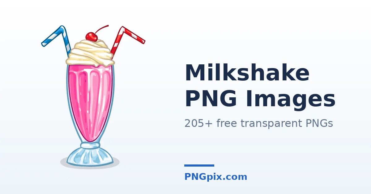 Milkshake PNG images