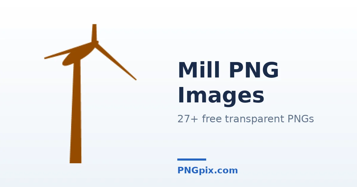Mill PNG images