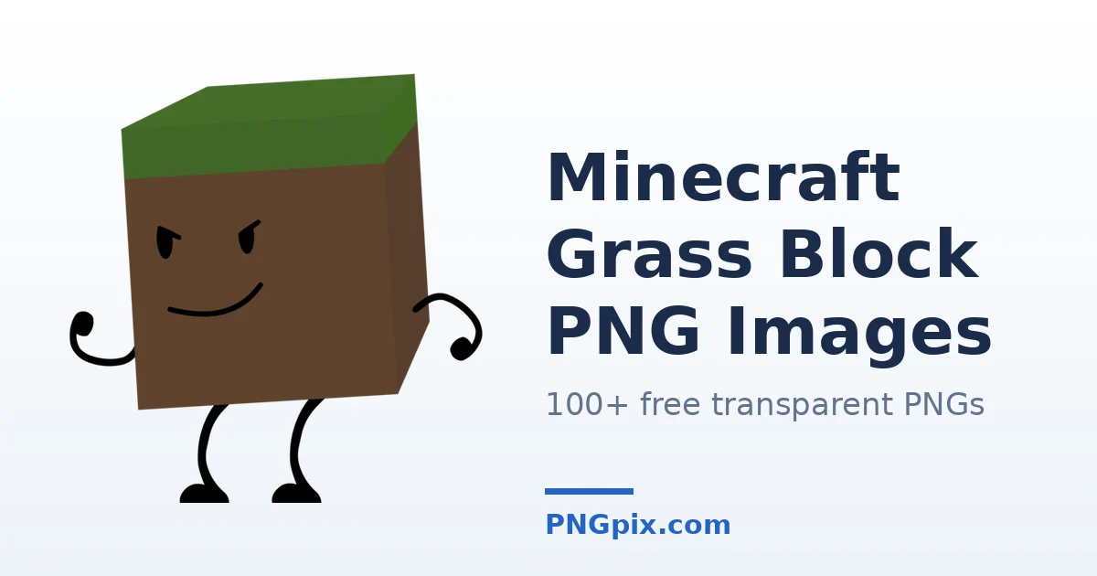 Minecraft Grass Block PNG images