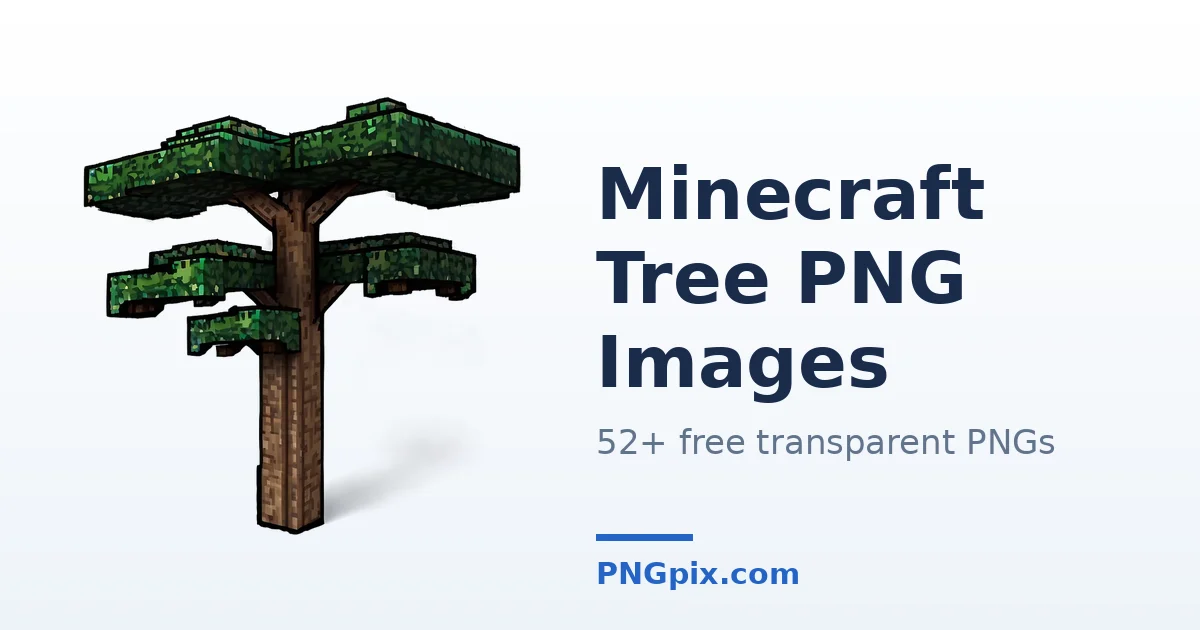 Minecraft Tree PNG images